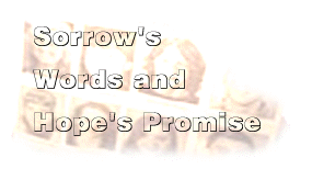 Sorrow's Words and Hope's Promise